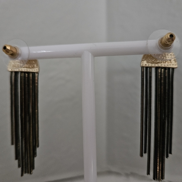 NWOT Sugarfix By Baublebar Fringe Drip Earrings - Picture 4 of 4